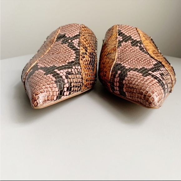 Sam Edelman Serena Snakeskin Slides - Picture 5 of 11
